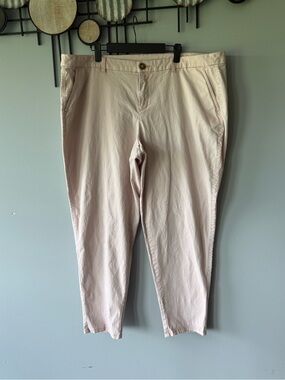 Lane Bryant Women’s Chinos in Pale Pink Size 20